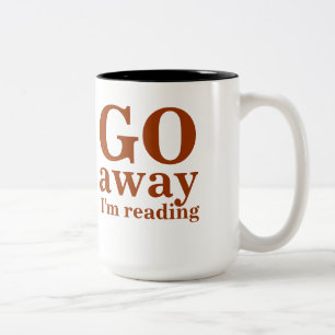 Bicolor VOY lejos estoy leyendo la taza
