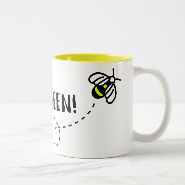 Bicolor ¡Yas Reina! Taza de Abeja (Derecha)