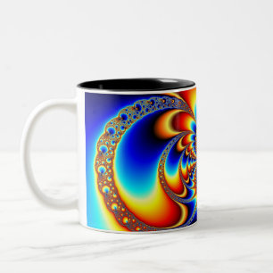 Bicolor YinYang BigBang - taza del fractal