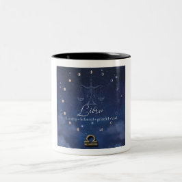 Bicolor Zodiaco - Libra - Taza de café