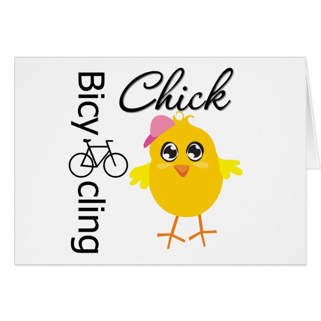 Bicycling Chick (Anverso (Horizontal))
