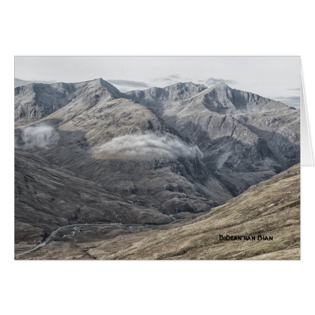 Bidean nam Bian, paisaje de Glencoe Scotland (Anverso (Horizontal))