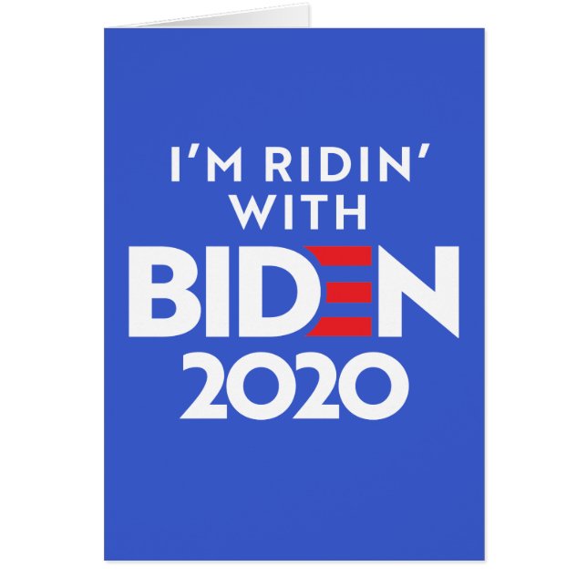 BIDEN 2020 - Ridin con Biden (Frente)