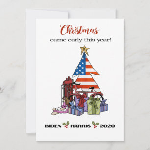 Biden/Harris 2020 árbol de Navidad temprano/Regalo