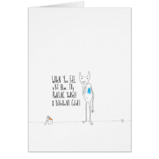 Bidule pintó el azul