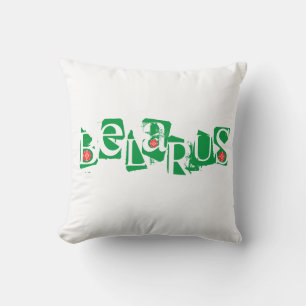 Bielorrusia Беларусь Folk Вышиванка Cojín Almohada