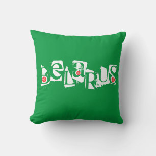 Bielorrusia Беларусь Folk Вышиванка Cojín Almohada