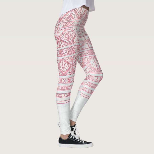 Bielorrusia Leggings con Patrón Folclórico Naciona (Derecha)