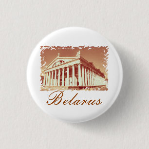 Bielorrusia Minsk Arquitectura Botón Pin