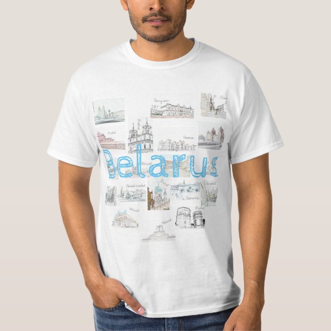 Bielorrusia Minsk Brest Architecture T-Shirt / Top (Anverso)