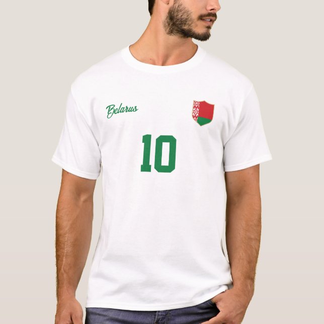 Bielorrusia Personalizada Equipo Nacional Jersey (Anverso)