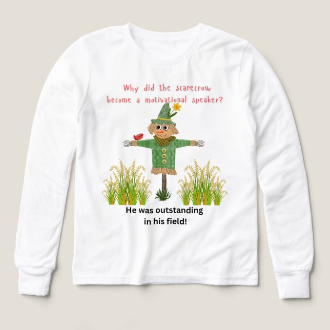 Bien de espantapájaros en el campo (Diseño frontal)