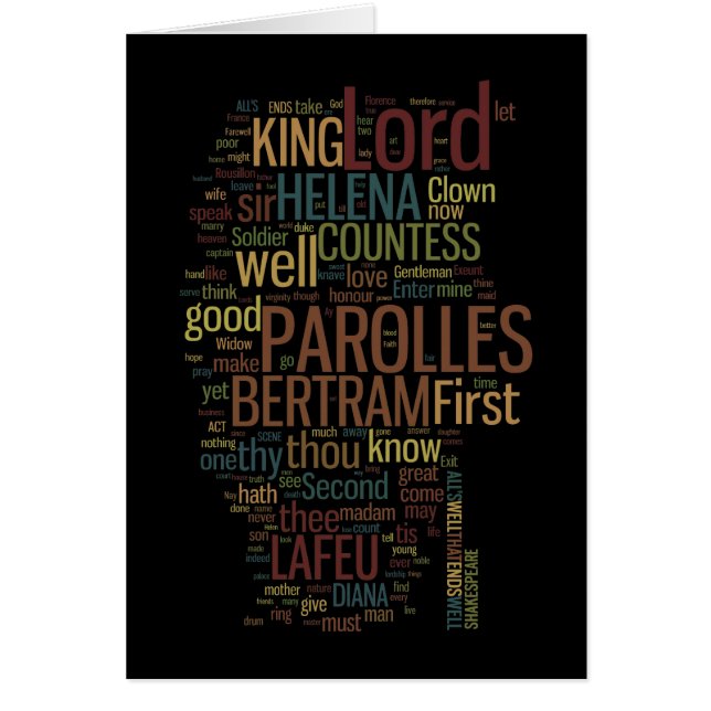 Bien está lo que bien acaba mosaico de la palabra (Frente)