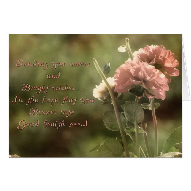 Bien floreciendo Dahlias (Anverso (Horizontal))