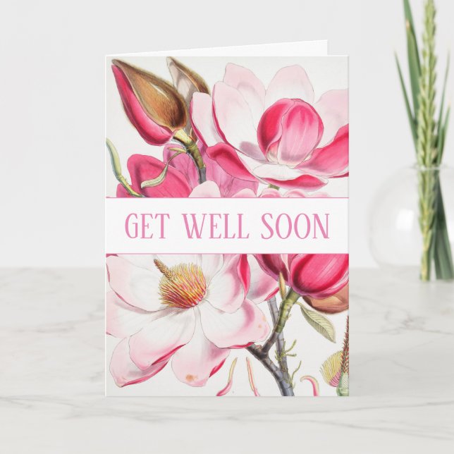 "BIEN PRONTO TARJETA DE RECIBIMIENTO FLORAL (Anverso)