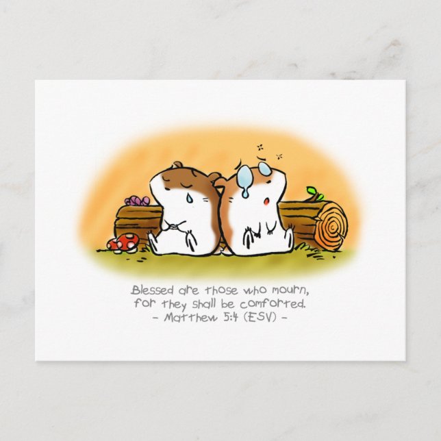 Bienaventurados Los Que Lloran A La Postales (Anverso)