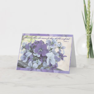 Bienaventurados los que lloran la tarjeta de simpa