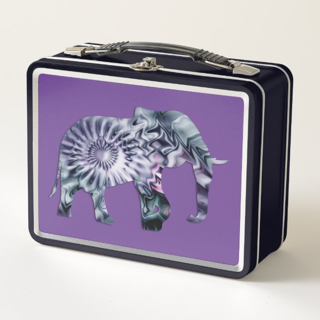 Bienestar animal - Elephant Silhouette Fractal 2 (Anverso)