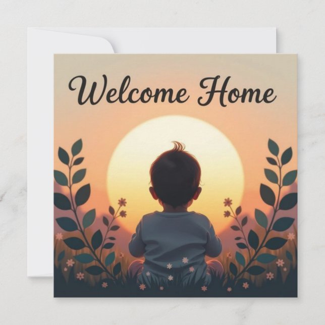 Bienvenida a casa, nuevo bebé (Anverso)