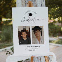 Bienvenida a la graduación entonces y ahora Niño 2