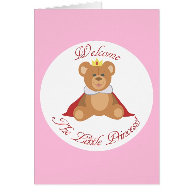 Bienvenida A La Pequeña Princesa (Frente)