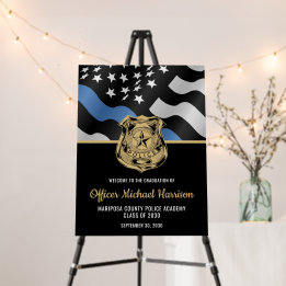 Bienvenida a la policía de graduación de la Academ