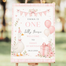 Bienvenida al 1er Cumpleaños de One Silly Goose Gi
