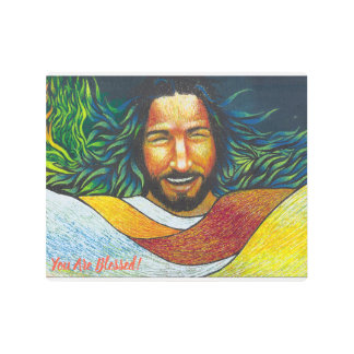 Bienvenida al arte de la pared Metalizado de Crist