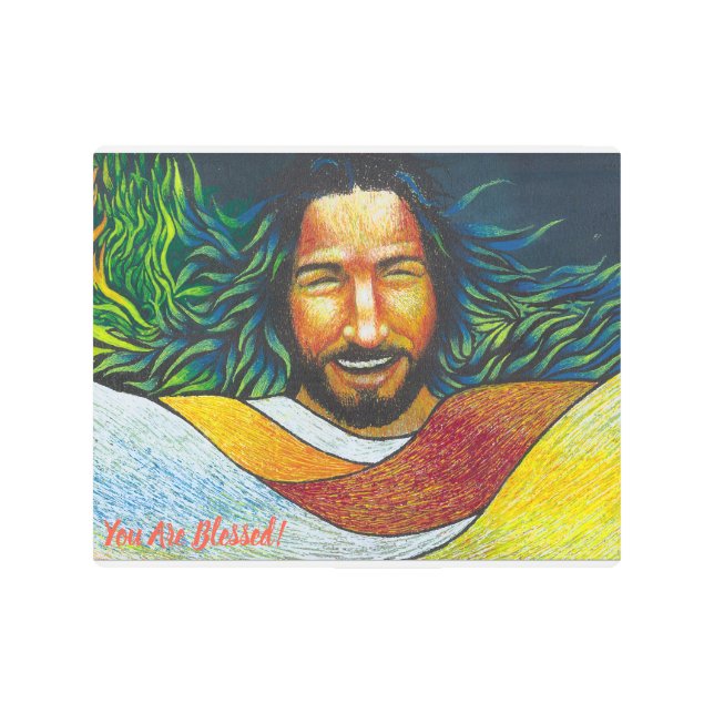 Bienvenida al arte de la pared Metalizado de Crist (Anverso)