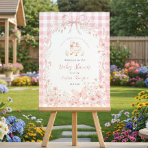 Bienvenida al Baby Shower de la Silly Goose Floral