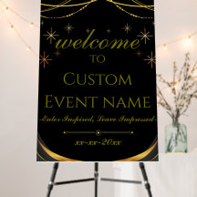 bienvenida al evento