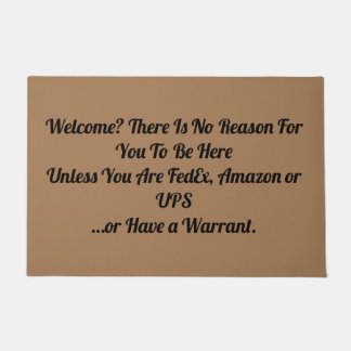 ¿Bienvenida? Alfombra