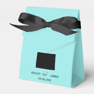 Bienvenida boda a caja de favores de Colorado, map