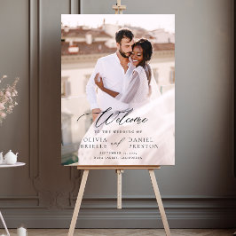 Bienvenida Boda elegante de fotografía fotográfica