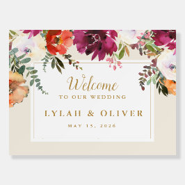 Bienvenida Boda romántico de Borgoña