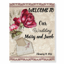 Bienvenida boda  tablero de espuma