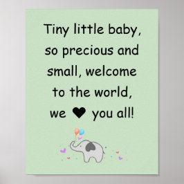 bienvenida, elefante, decoración de pared para viv