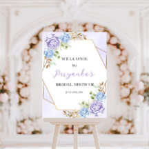 Bienvenida floral para la fiesta de la novia