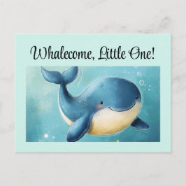 Bienvenida Pequeña, tarjeta de Recién nacido, post