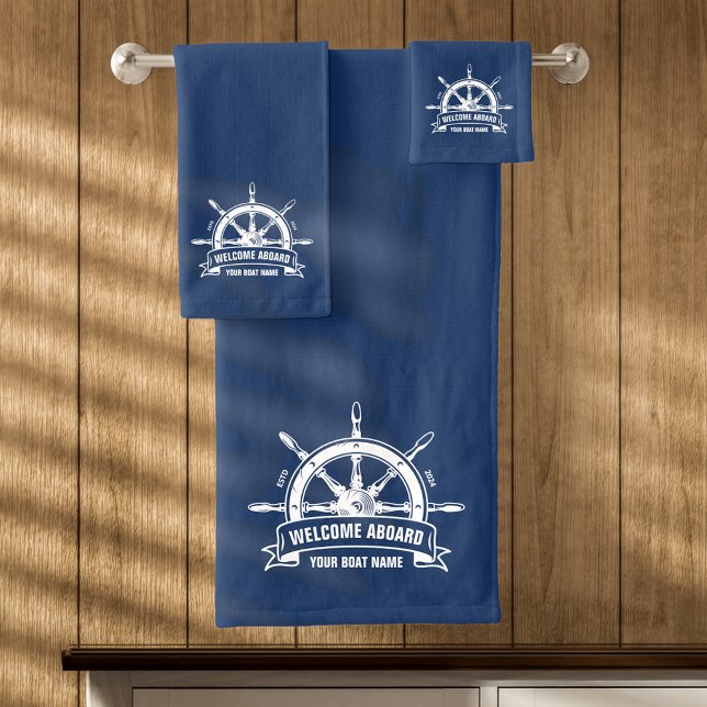 Bienvenida personalizada a bordo Rueda de barco ná (Subido por el creador)
