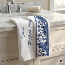 Bienvenida Personalizada de la Familia Chinoiserie