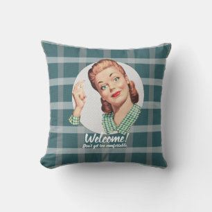 ¡Bienvenida! Plantilla de almohada