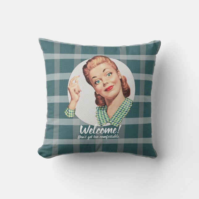 ¡Bienvenida! Plantilla de almohada (Anverso)