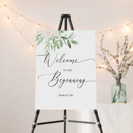 Bienvenida Rótulo Boda personalizado