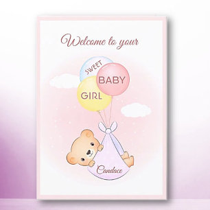 ¡Bienvenida! Tarjeta de felicitación personalizada