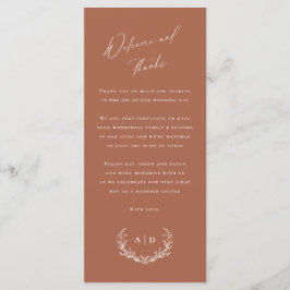 Bienvenida y tarjeta de agradecimiento por el Día