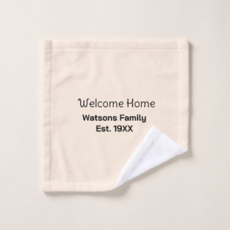 Bienvenido a casa apellido est. Año casa de huéspe