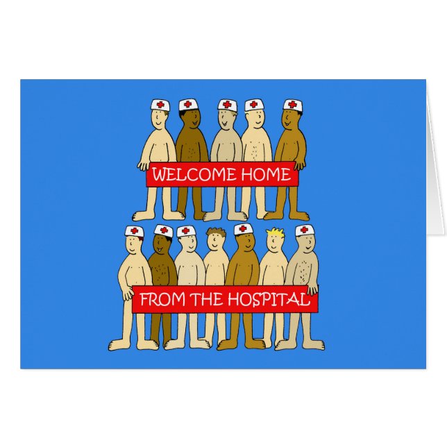 Bienvenido a casa desde Hospital Humor (Anverso (Horizontal))