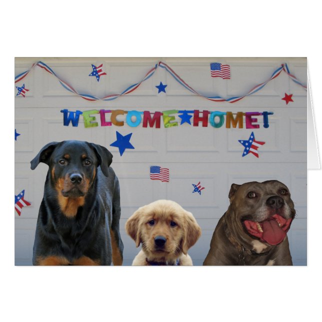 Bienvenido a casa desde la tarjeta de pandillas (Anverso (Horizontal))