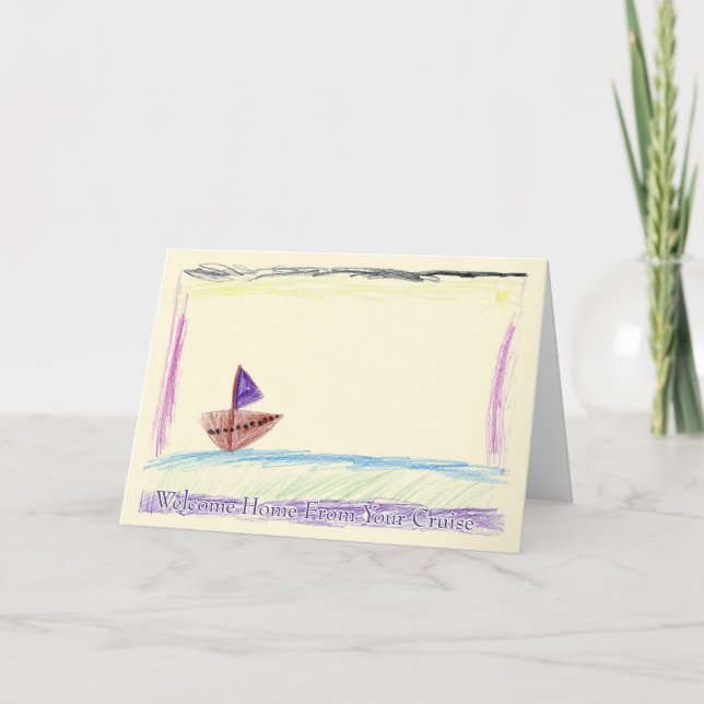 Bienvenido a casa desde tu tarjeta de felicitación (Anverso)
